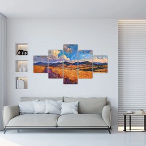 Obraz - Obraz olejny przedstawiający krajobraz (125x70 cm)