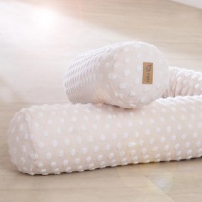 Beżowy ochraniacz do łóżeczka z mieszanki bawełny 170 cm Frosty Almond – Roba