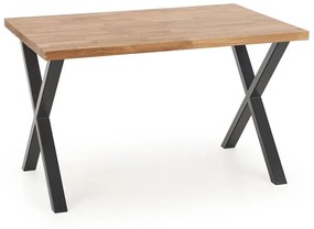 Loftowy stół do salonu Simox 3X 120 XL -dąb