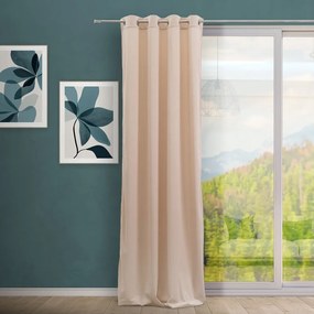 Beżowa zasłona sztruksowa 140x260 cm Merely – Casa Selección
