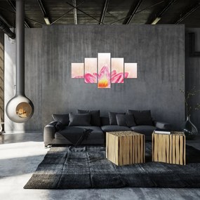 Obraz kwiatu lotosu (125x70 cm)