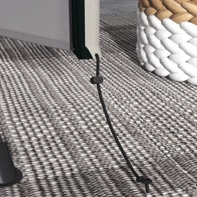 Outsunny Osłona na Huśtawkę Hollywood, odporna na rozdarcia, wodoodporna, pyłoszczelna, Poliester, 177 x 114 x 152 cm, Szary | Aosom PL