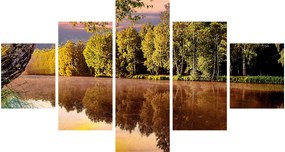 Obraz - Za rzeką (125x70 cm)