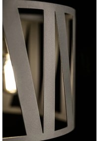 Czarna lampa wisząca z metalowym kloszem ø 39,5 cm Melody – GTV