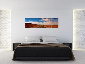 Obraz długiej drogi (170x50 cm)
