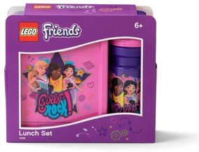 Komplet butelki na wodę i pudełka na przekąski LEGO® Friends Girls Rock