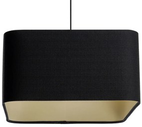 Lampa wisząca KWADRO LEN 005-40w20 czarna/beżowa BPS KONCEPT