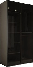 Szafka: Platynowa Szarość / Szkło antysłoneczne, 100 x 200 x 51 cm