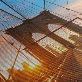 Obraz - Brooklyn Bridge, Manhattan, New York (70x50 cm)