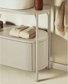 Biała szafka pod umywalkę 90x81 cm Arely – Kave Home