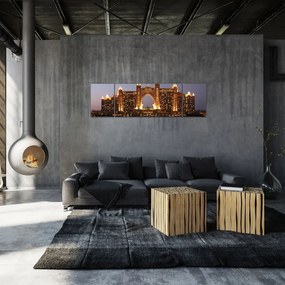 Obraz budowy w Dubaju (170x50 cm)