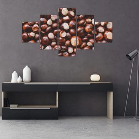 Obraz - Dojrzałe kasztany (125x70 cm)