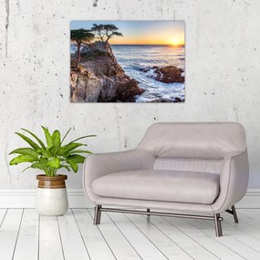 Obraz na szkle - Wybrzeże Pacyfiku (70x50 cm)