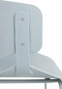 Krzesło z plastikowym siedziskiem Garret