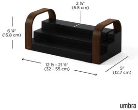 Organizer na przyprawy z plastiku z recyklingu Bellwood – Umbra