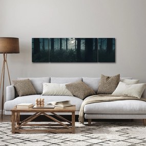 Obraz - Paproć w świetle księżyca (170x50 cm)
