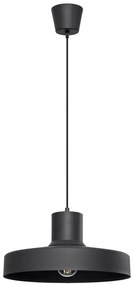 Czarna okrągła lampa wisząca L6-K26