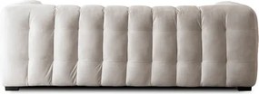 Sofa MODERNO 3S Trzyosobowa Kremowa Welurowa Glamour