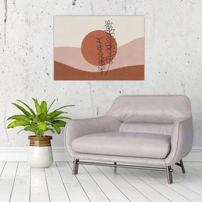 Obraz - Boho leaves N⁰1 (70x50 cm)