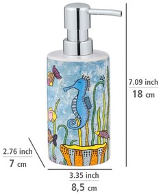 Ceramiczny dozownik do mydła 360 ml Rollin'Art Ocean Life – Wenko