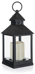 Home Decor Latarnia ze świeczką LED, 10 x 10 x 23 cm