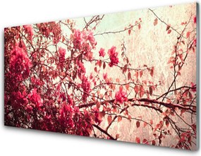 Panel Szklany Kwitnące Gałązki Drzewa