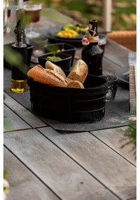 Czarny koszyk na pieczywo Wenko Black Outdoor Kitchen Bela