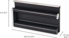 Ścienny plastikowy wieszak na ręczniki papierowe w kolorze srebra RollGrip – Joseph Joseph