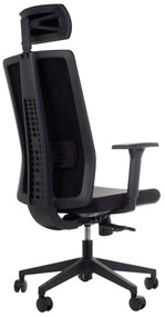Fotel biurowy ZN-807-B czarny STEMA
