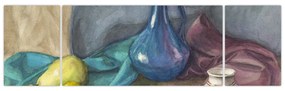 Obraz - Malowana martwa natura (170x50 cm)