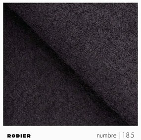 Czarny fotel z materiału bouclé Belle – Rodier