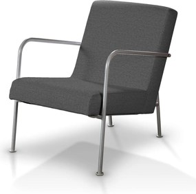 Pokrowiec na fotel Ikea PS kolor szary tkanina strukturalna