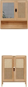 Zestaw mebli łazienkowych bambus 48x29x60 liora