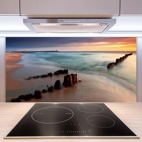 Szkło nad Blatem Tropikalne Wybrzeże Oceanu