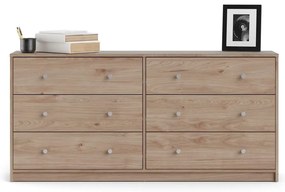 Komoda w naturalnym kolorze 143x68x32 cm May – Tvilum