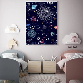 Plakat - Bajkowy kosmos (A4)