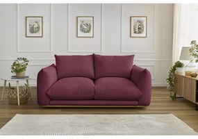 Bordowa sofa 193 cm Ernest – Bobochic Paris