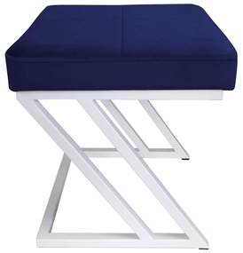 Pufa ZETA LOFT taboret podnóżek podstawa biała MG16