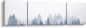Obraz - Mglisty las (170x50 cm)
