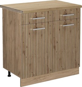 Szafka dolna do kuchni dąb rzemieślniczy 80x60x81.6 r-line