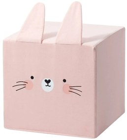 Różowy puf dla dzieci Rainbow Rabbit – Yellow Tipi