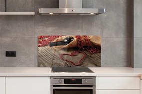 Szklany Panel Miłosny Akcent z Winem