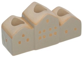 Świecznik Hauses 13x5x7cm beige