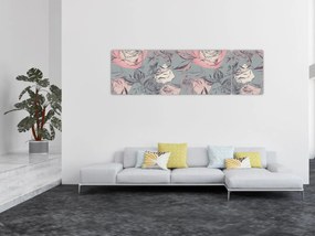 Obraz - Róża (170x50 cm)