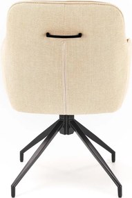 Obrotowe krzesło do jadalni z podłokietnikami K527 Halmar