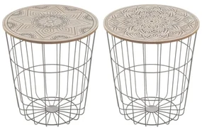 Okrągłe stoliki zestaw 2 szt. ø 40 cm – Casa Selección