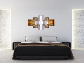 Obraz drapaczy chmur (125x70 cm)