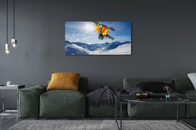 Obraz na płótnie Ekstremalny Zjazd Ze Szczytu