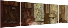 Obraz - Edmund Tarbell, Josephine and Mercie, reprodukcje (170x50 cm)
