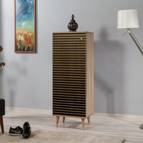 Szafka na buty Mega Sonoma Oak Stripes